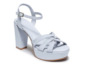 �x���i���h ���f�B�[�X �V���[�Y �T���_�� �v���b�g�t�H�[�� BernardoVittoria Platform Sandal Blue �u���[