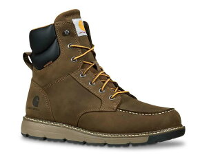 �J�[�n�[�g �����Y �V���[�Y �u�[�c�E���C���u�[�c CarharttMillbrook 6 Waterproof Work Boot - Men's Dark Brown �u���E��