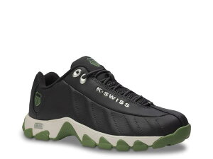 �P�[�X�C�X �����Y �V���[�Y �X�j�[�J�[ K-SwissST329 Sneaker - Men's Black/Green �u���b�N