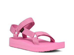 �e�o ���f�B�[�X �V���[�Y �T���_�� �v���b�g�t�H�[�� TevaMidform Universal Platform Sandal Pink �s���N