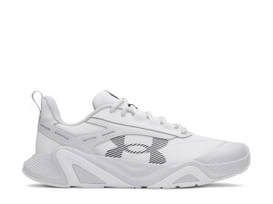 �A���_�[�A�[�}�[ �����Y �V���[�Y �X�j�[�J�[ Under ArmourCharged CommitR 5 Training Shoe - Men's White �z���C�g
