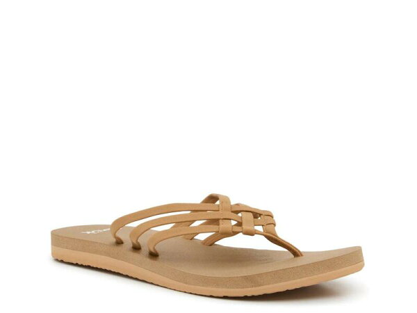 サヌーク レディース シューズ サンダル SanukYoga Joy Sandy II Flip Flop Tan タン