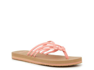 �T�k�[�N ���f�B�[�X �V���[�Y �T���_�� SanukYoga Joy Sandy II Flip Flop Coral �R�[����