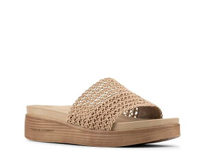 �h�i���h�v���l�[�� ���f�B�[�X �V���[�Y �T���_�� Donald PlinerFrou Wedge Sandal Taupe �g�[�v