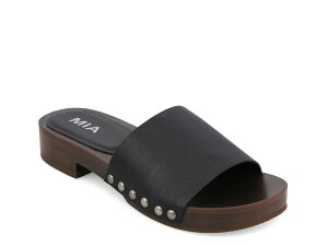 �~�A ���f�B�[�X �V���[�Y �T���_�� MiaLanell Sandal Black �u���b�N