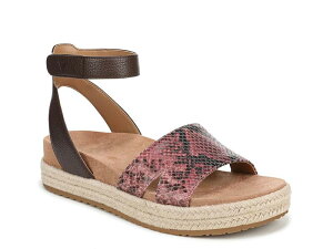 �o�C�I�j�b�N ���f�B�[�X �V���[�Y �T���_�� VionicYucca Espadrille Wedge Sandal Red/Black Snake Printed Leather �u���b�N