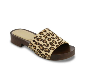 �~�A ���f�B�[�X �V���[�Y �T���_�� MiaLanell Sandal Tan/Brown Leopard Print �u���E��