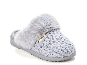 �f�B�A�t�H�[���Y ���f�B�[�X �V���[�Y �T���_�� �j�b�g DearfoamsCourtney Knit Scuff Slipper - Women's Grey �O���[
