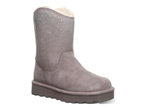 �x�A�p�E ���f�B�[�X �V���[�Y �u�[�c�E���C���u�[�c BearpawGlam Bootie Cinder Grey �O���[