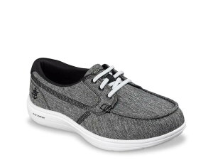 �X�P�b�`���[�Y ���f�B�[�X �V���[�Y SkechersOn-The-GO Flex Radiant - Sirena Boat Shoe - Women's Black �u���b�N