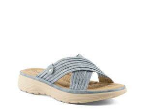 �t���N�T�X ���f�B�[�X �V���[�Y �T���_�� FlexusGaspie Sandal Pale blue �u���[