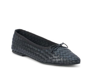 �}�`�X ���f�B�[�X �V���[�Y �p���v�X MatisseSmith Ballet Flat Black Leather �u���b�N