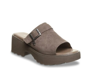 �x�A�p�E ���f�B�[�X �V���[�Y �T���_�� �v���b�g�t�H�[�� BearpawFrances Platform Sandal Morel Grey �O���[
