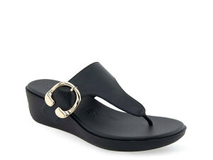 �G�A���\�[���Y ���f�B�[�X �V���[�Y �T���_�� AerosolesIzola Wedge Sandal Black �u���b�N