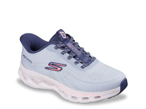 �X�P�b�`���[�Y ���f�B�[�X �V���[�Y �X���b�|���E���[�t�@�[ �X�j�[�J�[ SkechersHands Free Slip-ins GO WALK Glide-Step 2.0 - Maria Slip-On Sneaker - Women's Light Blue �u���[