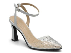 �A�h���A���k���B�b�^�f�B�[�j ���f�B�[�X �V���[�Y �p���v�X Adrienne VittadiniNervy Pump Clear/Silver �V���o�[