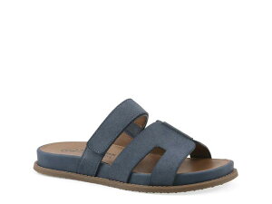 �z���C�g�}�E���e�� ���f�B�[�X �V���[�Y �T���_�� White MountainMazi Sandal Dark Ink Blue �u���[