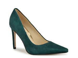 �i�C���E�F�X�g ���f�B�[�X �V���[�Y �p���v�X Nine WestOraye Pump Dark Green Suede �O���[��