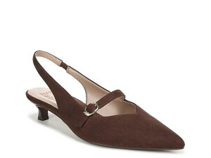 �i�`�����C�U�[ ���f�B�[�X �V���[�Y �p���v�X NaturalizerGrayson Pump Dark Chocolate Brown Fabric �u���E��