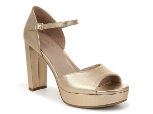 �i�`�����C�U�[ ���f�B�[�X �V���[�Y �T���_�� �v���b�g�t�H�[�� NaturalizerNovi Platform Sandal Champagne �V�����p��
