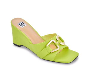 �i�C���e�B���j�I�� ���f�B�[�X �V���[�Y �T���_�� Ninety UnionKensy Wedge Sandalime Green ���C��