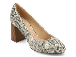 �W���[�j�[ ���f�B�[�X �V���[�Y �p���v�X JourneeSeraphina Pump Grey/White Snake Print �z���C�g