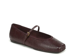 �t�����R�T���g ���f�B�[�X �V���[�Y �p���v�X Franco SartoOriel Mary Jane Flat Burgundy Snake Print �o�[�K���f�B