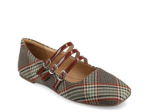 �W���[�j�[ ���f�B�[�X �V���[�Y �p���v�X Journee Darlin Flat Cream/Chocolate �N���[��