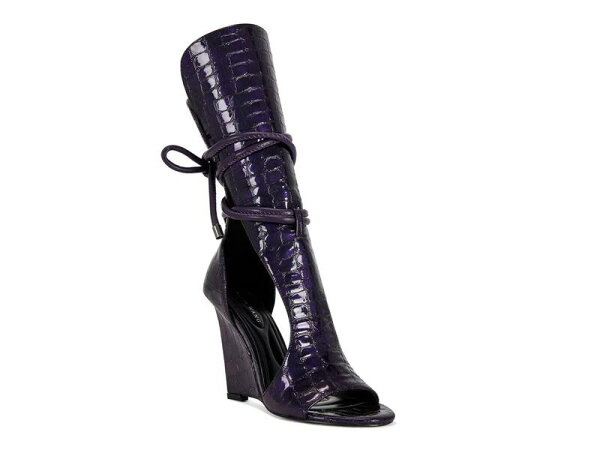 アザレア ワン レディース シューズ サンダル Azalea Wang Douma Wedge Sandal Purple パープル