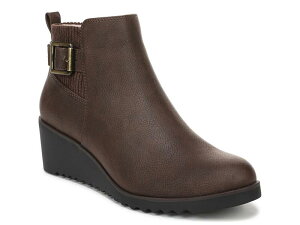 ���C�t�X�g���C�h ���f�B�[�X �V���[�Y �u�[�c�E���C���u�[�c LifeStride Zayne Wedge Bootie Dark Brown �u���E��
