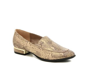 x[j fB[X Xb|E[t@[ V[Y Haze Snake Loafer Beige/Brown Metallic Snake Print