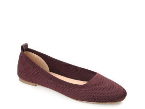 �W�����l �R���N�V���� ���f�B�[�X �V���[�Y �p���v�X Journee Collection Maryann Flat Burgundy �o�[�K���f�B
