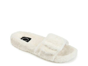 �W�����l �R���N�V���� ���f�B�[�X �V���[�Y �T���_�� Journee Collection Shadow Slide Sandal Ivory �A�C�{���[