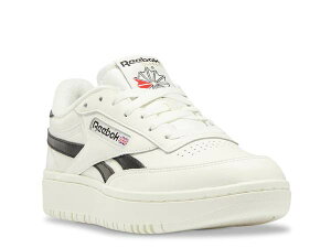 ���[�{�b�N ���f�B�[�X �V���[�Y �X�j�[�J�[ Reebok Club C Double Sneaker - Women's White/Black �z���C�g