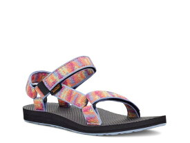 テバ レディース サンダル シューズ Original Universal Sandal Pink/Orange/Purple Abstract Print