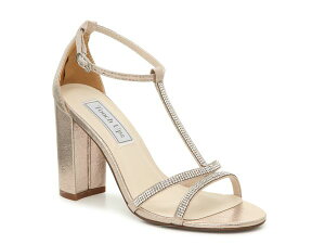 xW~EH[N fB[X V[Y T_ Touch Ups by Benjamin Walk Gwen Sandal Rose Gold Metallic S[h