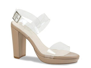 xW~EH[N fB[X V[Y T_ vbgtH[ Touch Ups by Benjamin Walk Nova Platform Sandal Clear/Taupe g[v