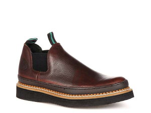 W[Wu[c Y V[Y Xb|E[t@[ Georgia Boot Romeo Work Slip-On Dark Brown uE