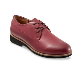 ソフトウォーク レディース オックスフォード シューズ Whitby Oxford Red