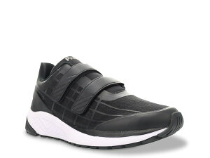 vybg fB[X V[Y Xb|E[t@[ Xj[J[ Propet One Twin Strap Slip-On Sneaker Black/Grey ubN
