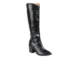 【送料無料】 ジュルネ コレクション レディース ブーツ・レインブーツ シューズ Daria Extra Wide Calf Boot Black