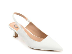 �W�����l �R���N�V���� ���f�B�[�X �V���[�Y �p���v�X Journee Collection Paulina Pump White �z���C�g