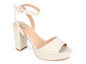 �W�����l �R���N�V���� ���f�B�[�X �V���[�Y �T���_�� �v���b�g�t�H�[�� Journee Collection Nairri Platform Sandal Ivory �A�C�{���[