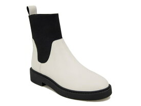 【送料無料】 アンドレア アース レディース ブーツ・レインブーツ ブーティ シューズ Violet Bootie Off White/Black Leather