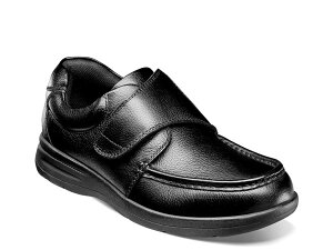 �m���u�b�V�� �����Y �V���[�Y �X���b�|���E���[�t�@�[ Nunn Bush Cam Moc Toe Strap Loafer Black �u���b�N