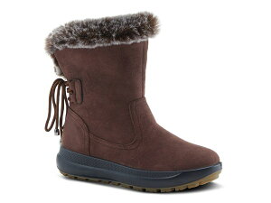 tNTX fB[X V[Y u[cECu[c Flexus by Spring Step Snowbird Snow Boot Dark Brown uE