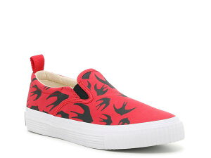 }bNL[ ALT_[E}bNC[ fB[X V[Y Xb|E[t@[ Xj[J[ MCQ by Alexander McQueen Swallow Slip-On Sneaker - Women's Red bh