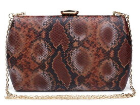 【送料無料】 アーバンエクスプレッション レディース クラッチバッグ バッグ Nashville Clutch Brown/Black Snake Print