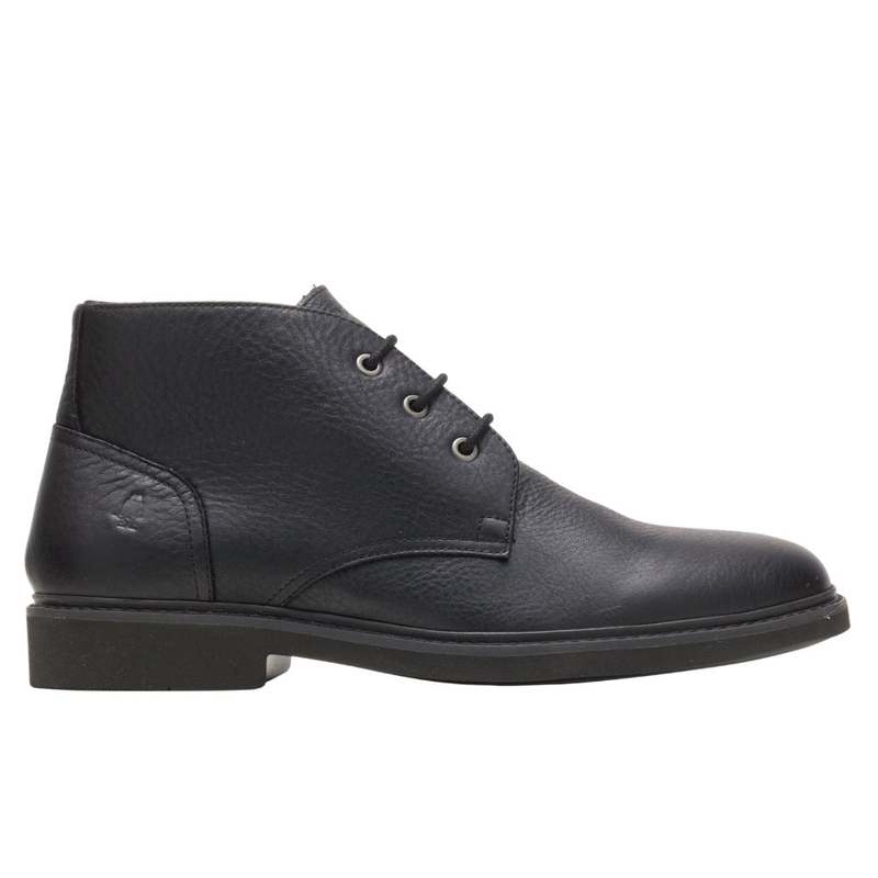 送料無料 サイズ交換無料 ハッシュパピー メンズ メーカー公式ショップ シューズ ブーツ Black Boots Leather 94％以上節約 Detroit レインブーツ Chukka