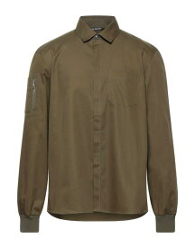 【送料無料】 ニールバレット メンズ シャツ トップス Solid color shirt Military green